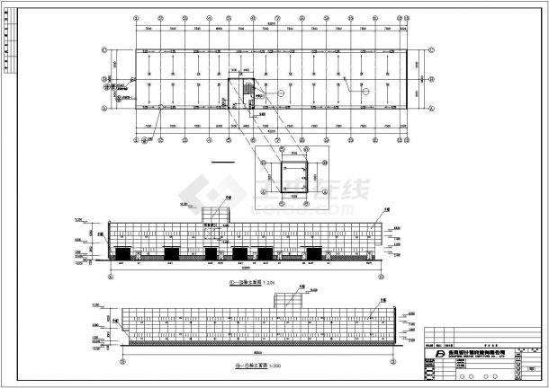 某公司两层钢结构工业厂房建筑设计施工图-图一