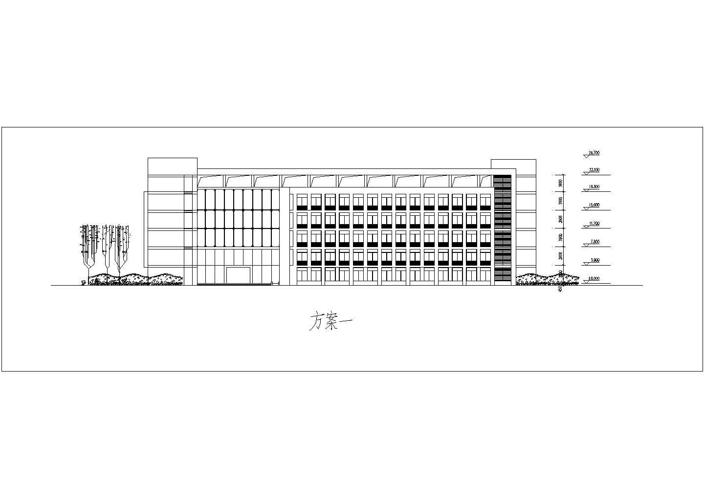 徐州师范大学理科实验楼建筑方案设计图