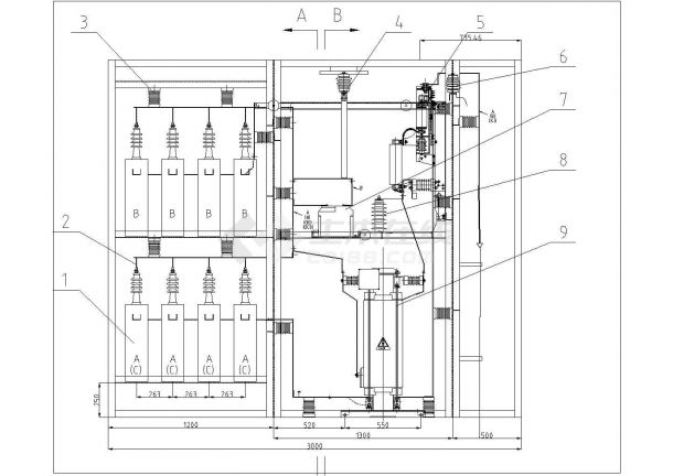 TBB并联电容器电气原理图纸（共11张）-图一