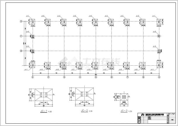 某单层钢结构车间结构设计施工图（含建筑设计）-图一