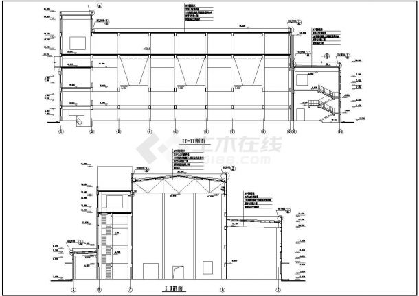 某地区集中供热站建筑设计CAD施工总图-图二