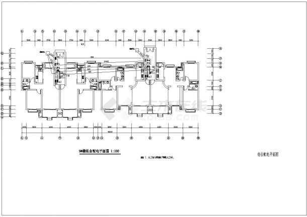 某地区单体住宅单元电气设计CAD图-图二
