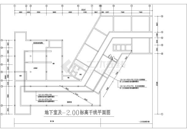 某地区小型宾馆霓虹灯照明系统电气图-图一