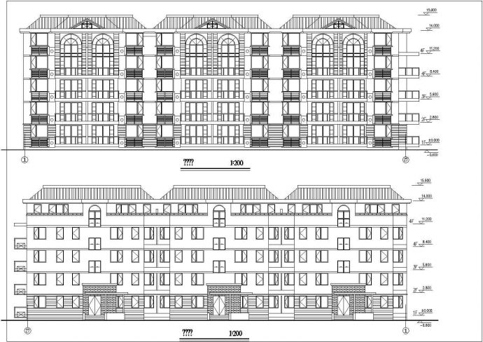 某大型社区公寓规划CAD设计施工图纸_图1