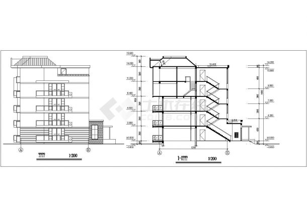 某大型社区公寓规划CAD设计施工图纸-图二