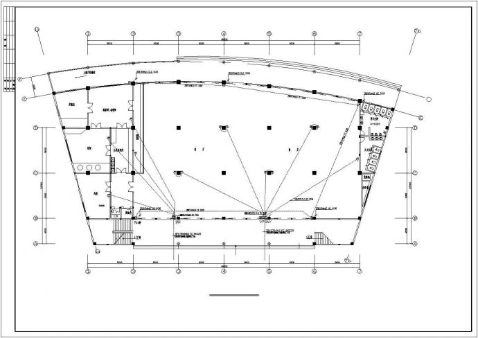 某食堂综合楼电气设计CAD施工图_图1