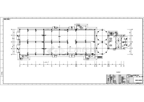 华能沁北电厂三期工程脱硫岛项目7层综合楼强电图-图一