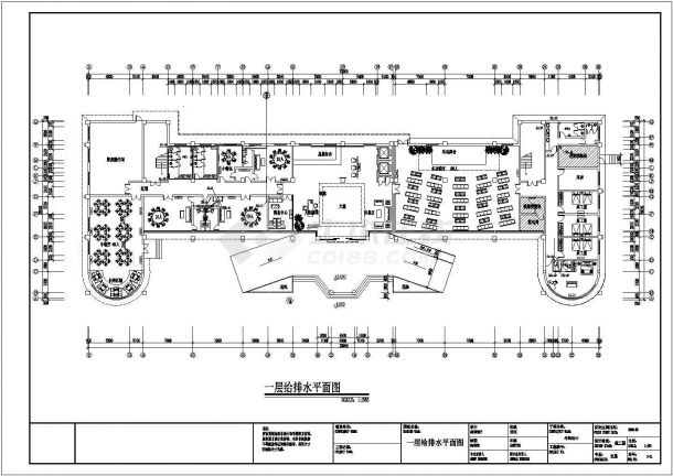别墅电气系统设计方案全套CAD平面图-图一