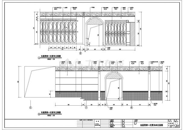 桑拿房建筑设计方案及施工全套CAD详图-图一