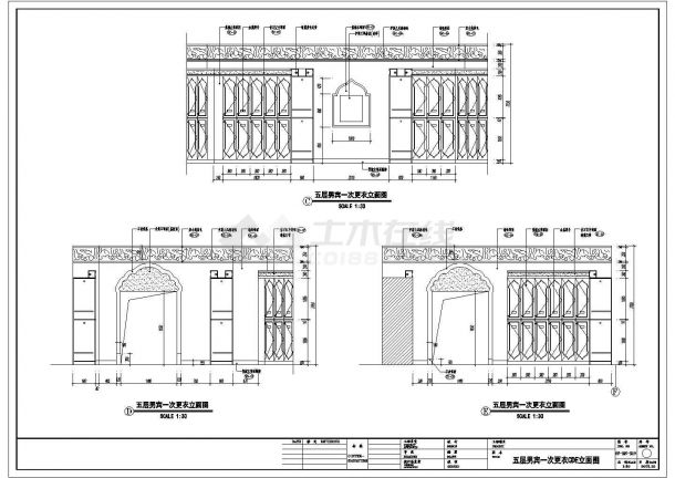 桑拿房建筑设计方案及施工全套CAD详图-图二