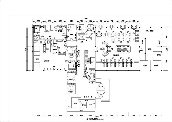 别墅建筑总平面设计方案全套CAD图纸_图1
