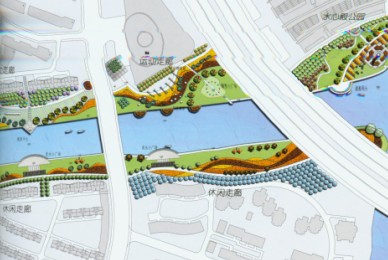 温州中心区沿河景观设计_图1