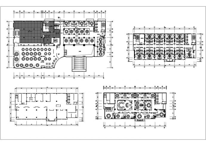某地四星级酒店室内装修CAD设计施工图_图1