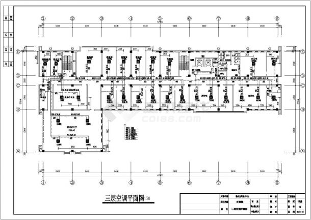 某四层实验室空调多联机空调设计图纸-图二