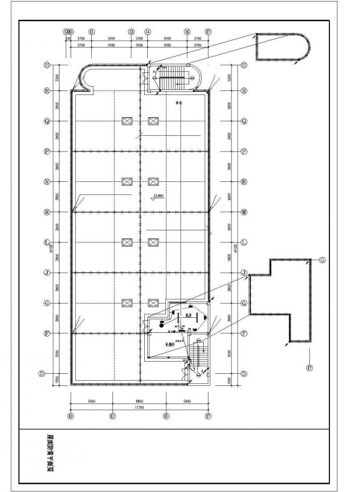 酒店电气cad施工平面图纸全套方案设计_图1