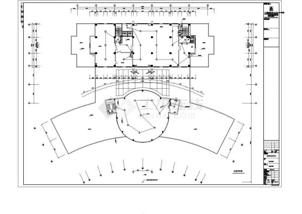 某酒店全套电气设计施工CAD图方案-图二