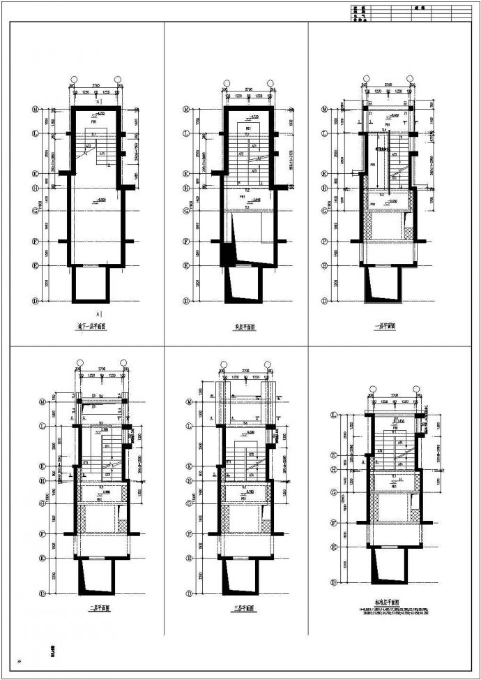某十九层马头墙剪力墙结构住宅楼设计施工图_图1