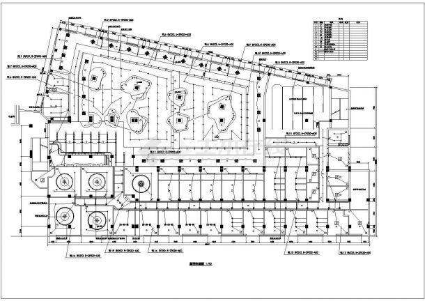 某地区小型茶楼电气施工设计图（共5张）-图二