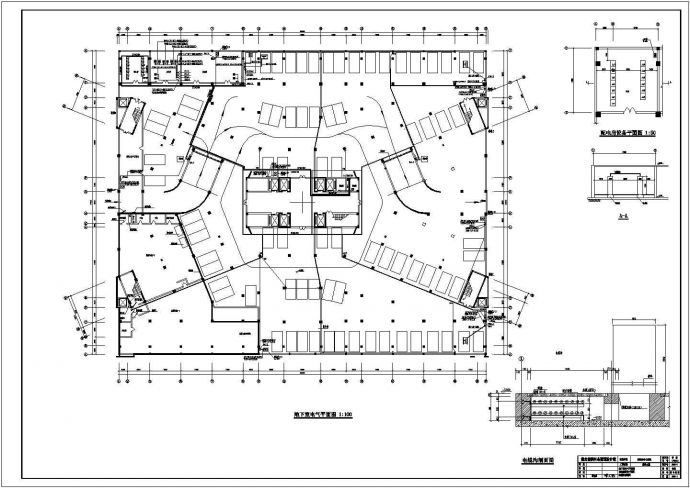 医院综合楼全套电气设计施工CAD图方案_图1