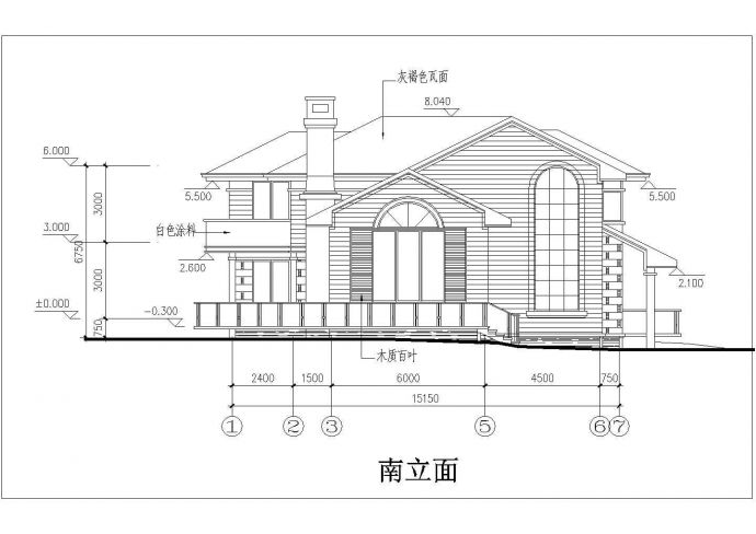 六种新农村别墅户型建筑设计方案图_图1