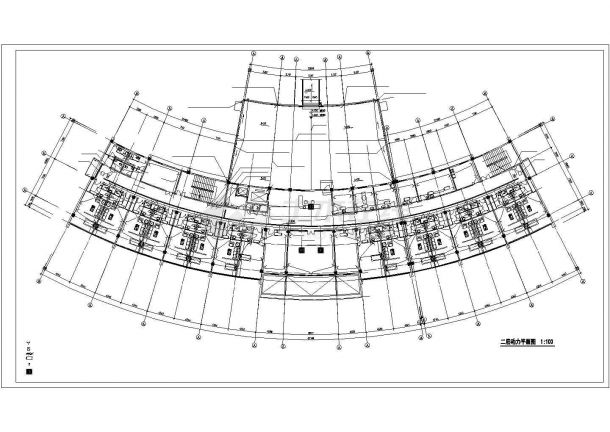 老干病房楼全套电气设计施工CAD图-图二