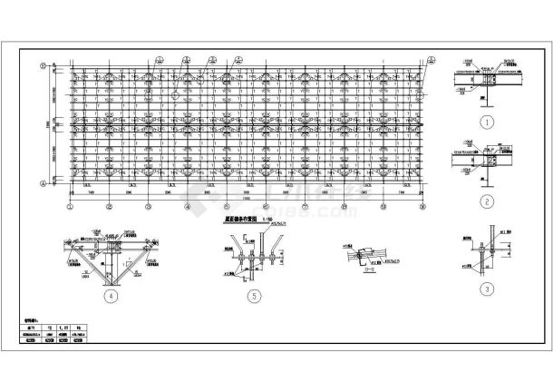 24MX72M厂房钢结构全套施工图-图一