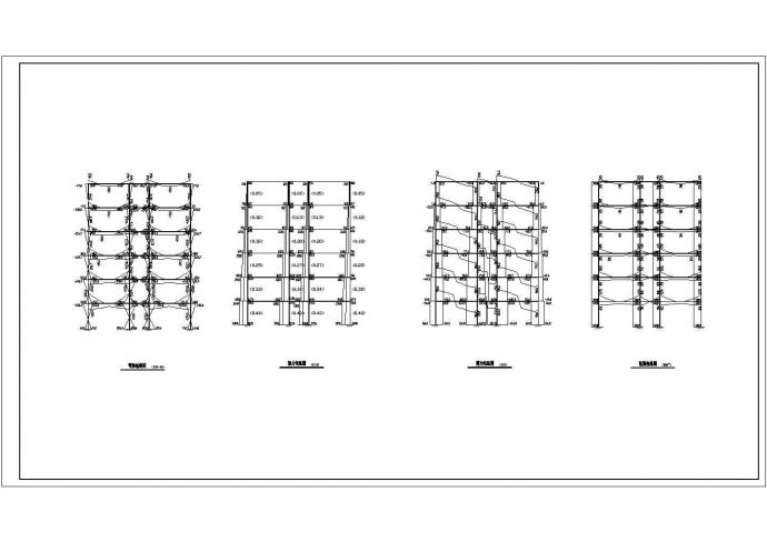 合肥某公司员工宿舍结构设计图（毕业设计）_图1