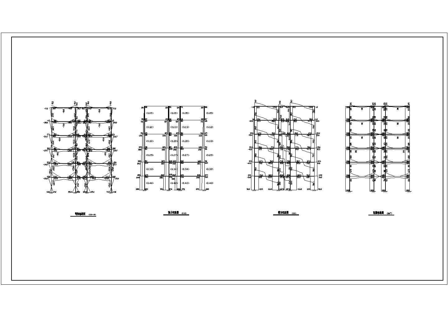 合肥某公司员工宿舍结构设计图（毕业设计）