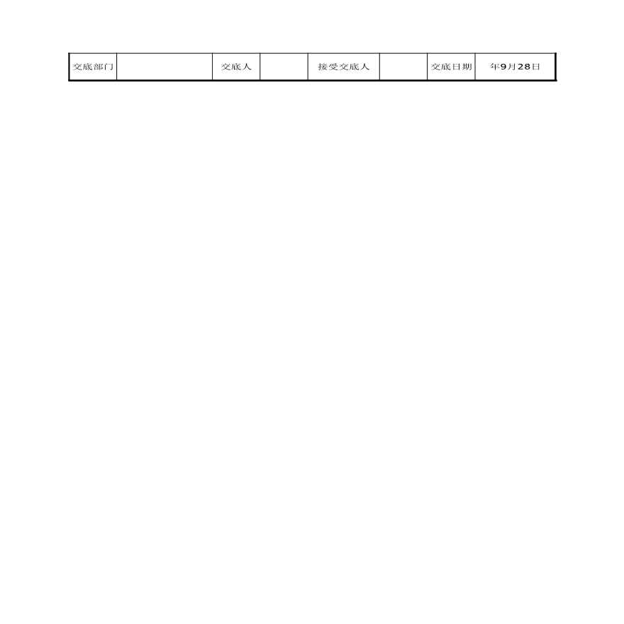 吊顶隔断施工安全技术交底.xls-图二