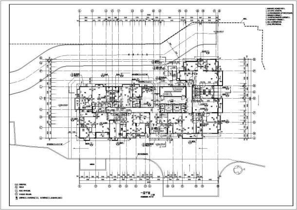 宿舍楼建筑设计方案及施工全套CAD详图-图一