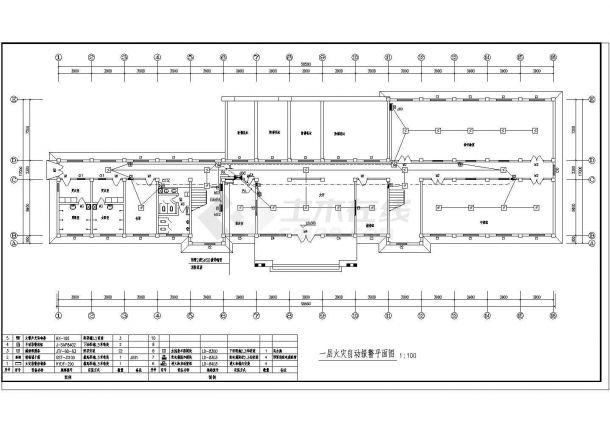 某地区5层办公楼电网设计CAD图-图二