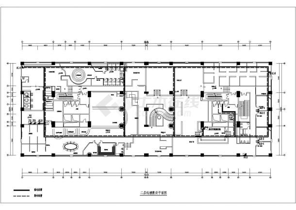 某地区大型休闲会所电气设计施工图纸（共9张）-图二
