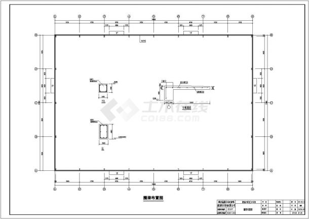 某地二层轻型门式刚架冷加工车间建筑及结构图纸-图二