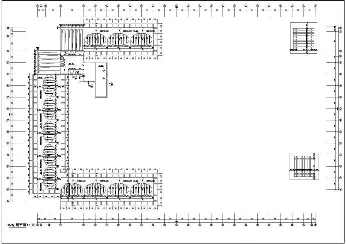小区住宅楼建筑设计及施工方案全套CAD平面图_图1
