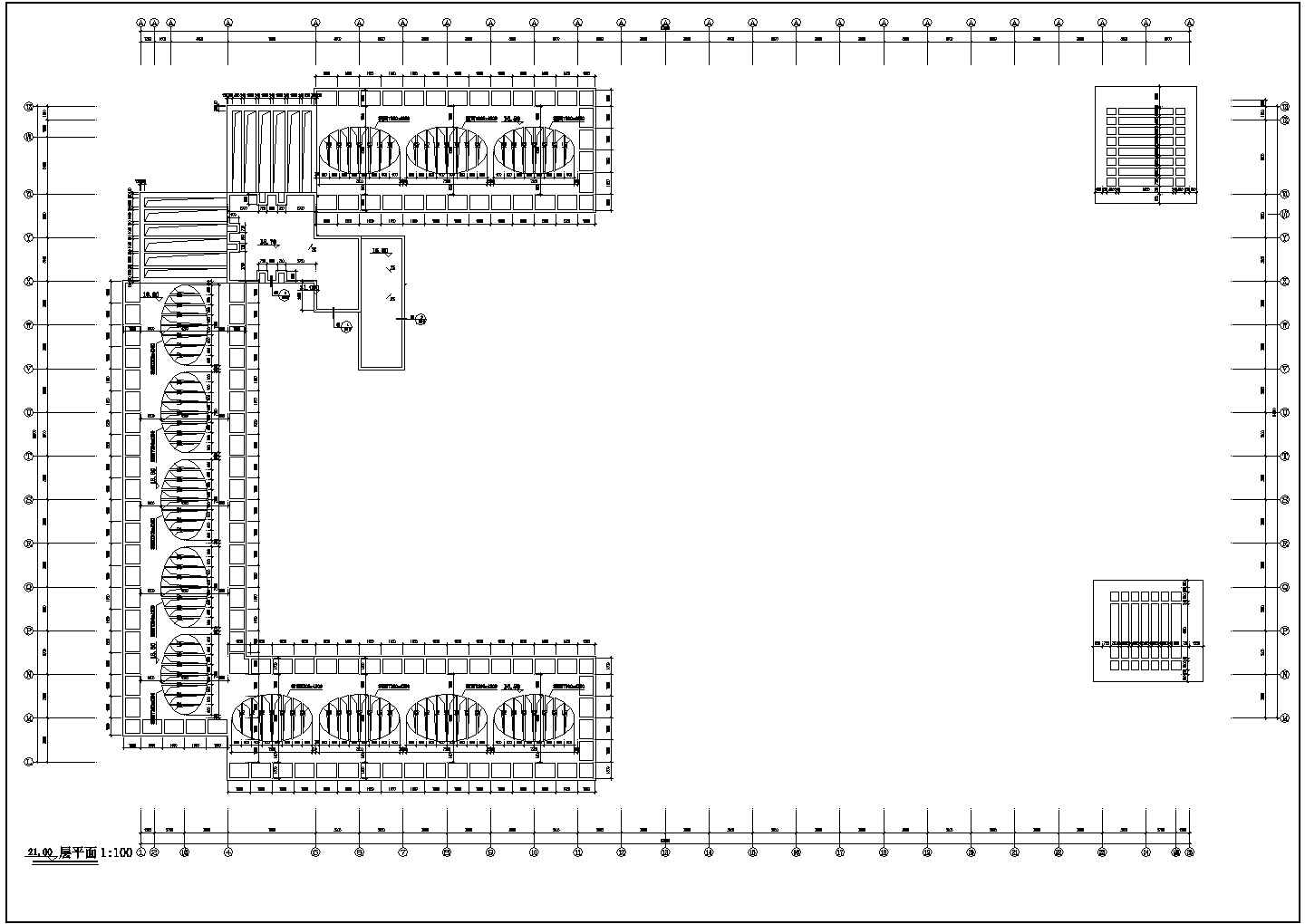 小区住宅楼建筑设计及施工方案全套CAD平面图