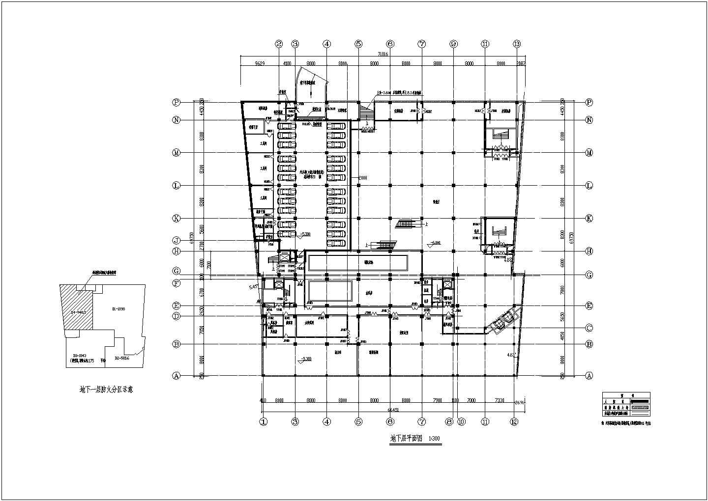 酒店客房建筑设计及施工方案全套CAD图纸