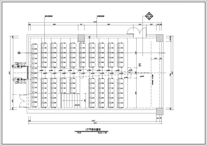 保利国际电影院建筑设计方案全套CAD图纸_图1