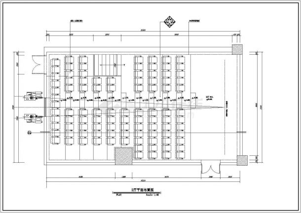 保利国际电影院建筑设计方案及施工全套CAD图纸-图一