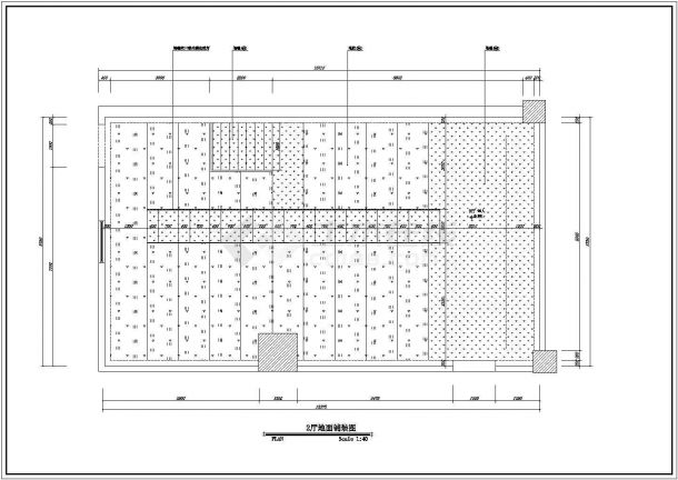 保利国际电影院建筑设计方案及施工全套CAD图纸-图二