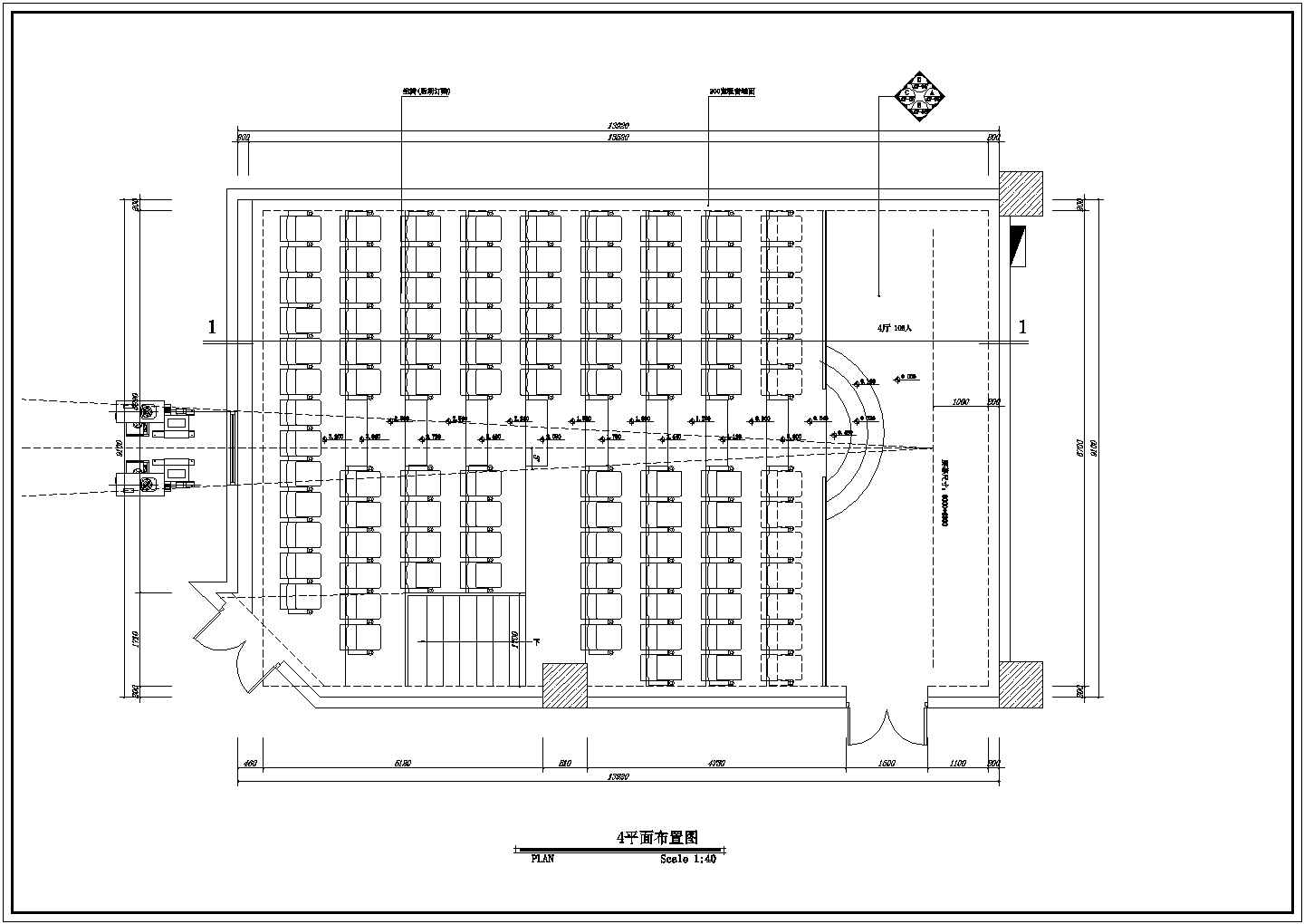 保利国际电影院设计方案及施工全套CAD详图