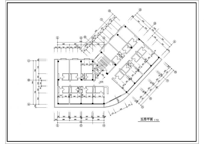 城市酒店建筑设计方案及施工全套CAD图纸_图1