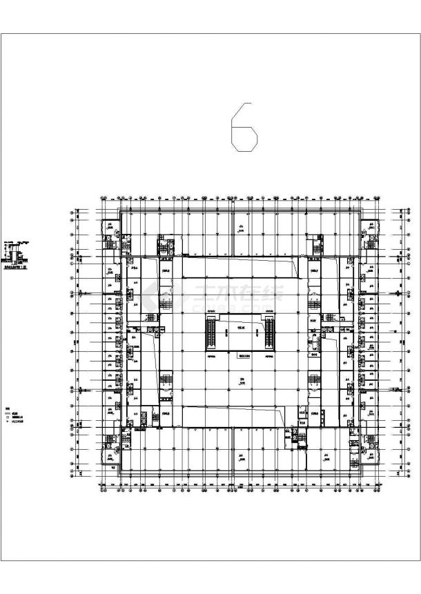 大型超市图建筑设计方案及施工全套CAD图纸-图二