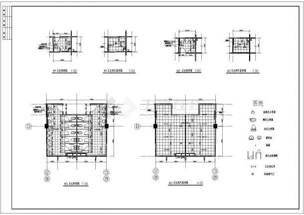 大型办公式酒店建筑设计方案全套CAD图纸-图一