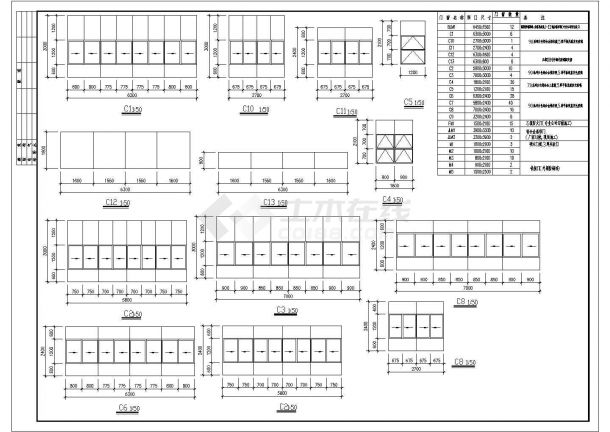 多层厂房建筑施工及设计方案全套CAD图纸-图二