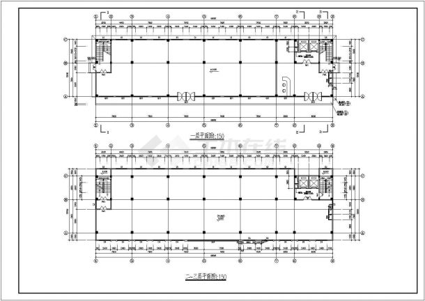  Full set of CAD drawings for the architectural design scheme of multi-storey hotel - Figure 2