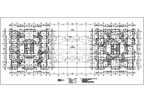 高层商住楼建筑设计方案及施工全套CAD详图-图二