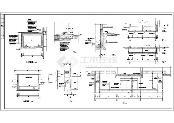高层商住楼建筑设计方案及施工全套CAD平面图纸-图二
