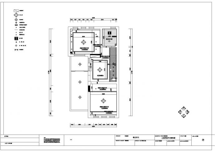 某地三层框架结构小别墅室内装修设计施工图_图1