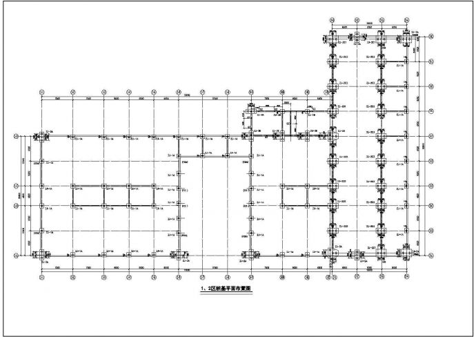 混凝土主车间建筑结构施工图（内容详细）_图1