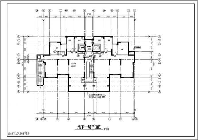 某地二十五层剪力墙机构住宅建筑设计施工图纸_图1